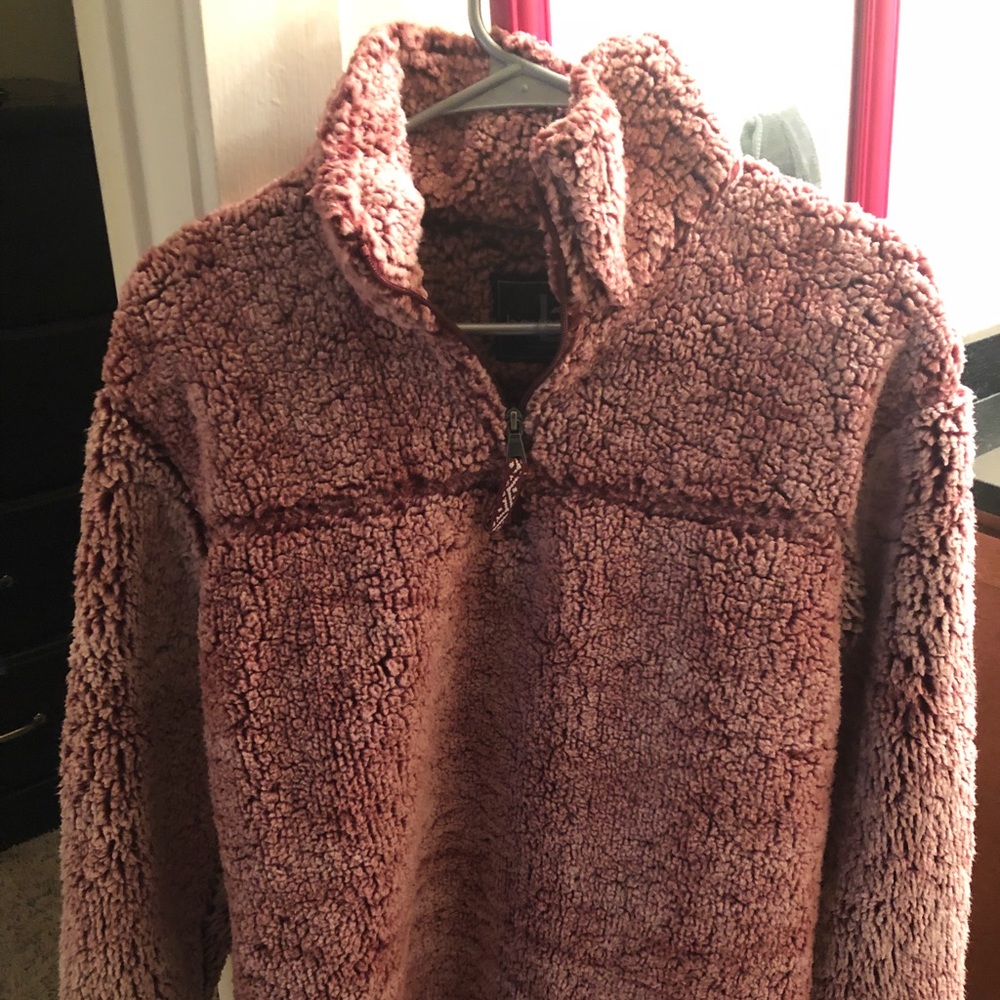 Mauve Sherpa Pullover